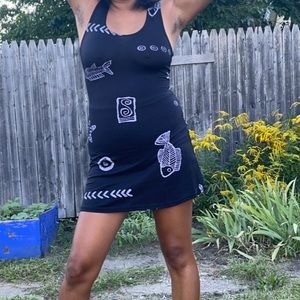 Vintage bodycon mini dress